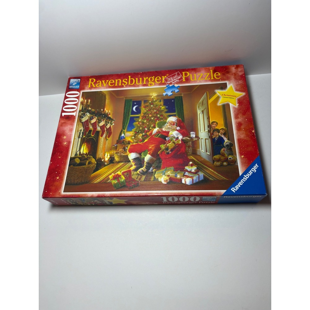 Ravensburger 1000 Piece Christmas Puzzle Santa's Caught 2011 Limited Edition